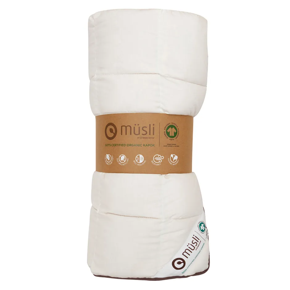 Discount Kapok Dyne Baby - Cream Børn Dyner