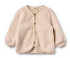 Sale Kari Uld Fleece Cardigan - Pale lilac Cardigans, Veste & Trøjer