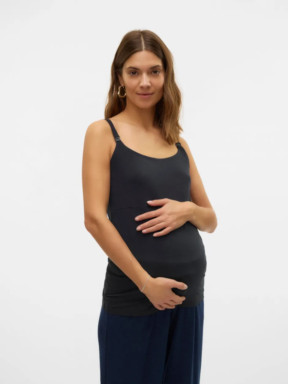 Kerrie strap top - BLACK Overdele