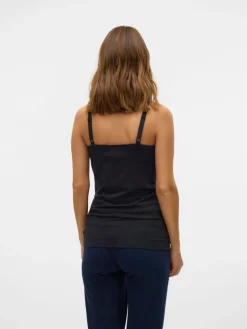 Kerrie strap top - BLACK Overdele