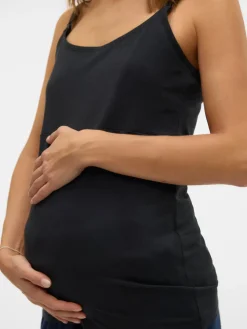 Kerrie strap top - BLACK Overdele