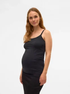 Kerrie strap top - BLACK Overdele