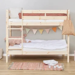 Køjeseng inkl. bund, Eco comfort 90x200 cm. - Natur Børn Juniorsenge