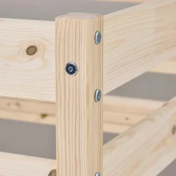 Køjeseng inkl. bund, Eco comfort 90x200 cm. - Natur Børn Juniorsenge