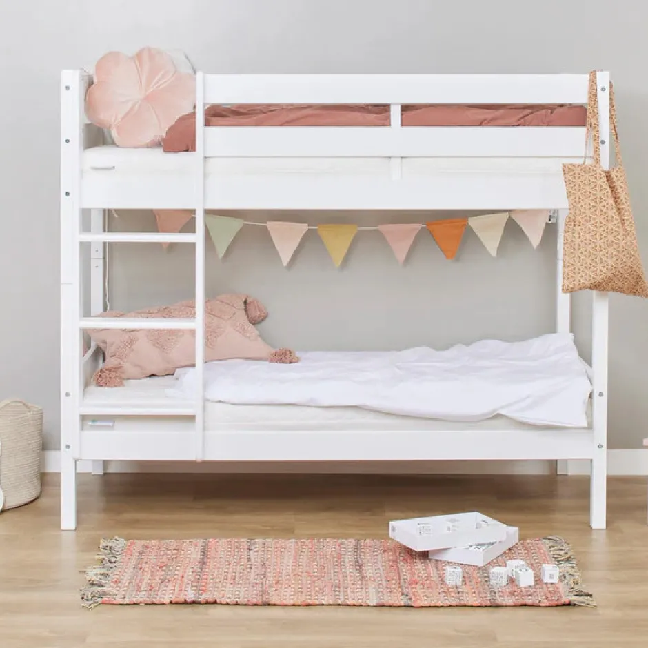 Hot Køjeseng inkl. bund, Eco comfort 70x160 cm. - Hvid Børn Juniorsenge