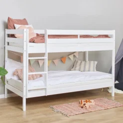 Clearance Køjeseng inkl. bund, Eco comfort 90x200 cm. - Hvid Børn Juniorsenge