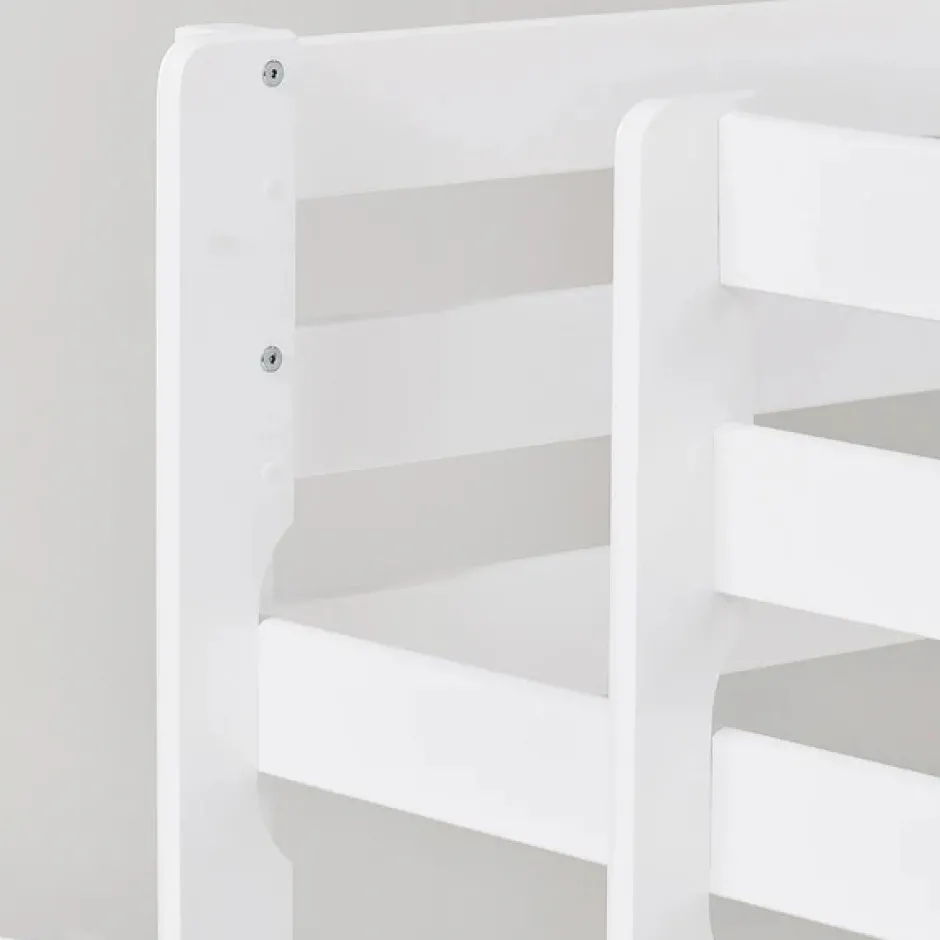 Clearance Køjeseng inkl. bund, Eco comfort 90x200 cm. - Hvid Børn Juniorsenge