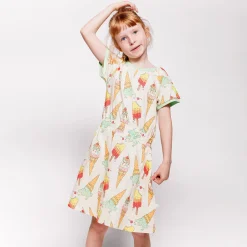 Sale Kjole kortærmet - Marsmallow Kjoler