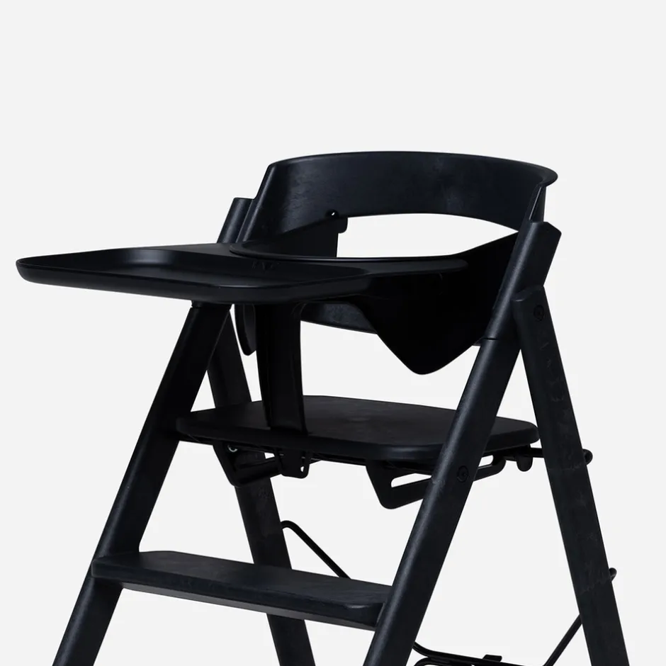 Hot Klapp Bøjle & Bakke - Charcoal Black Børn Tilbehør Til Højstole