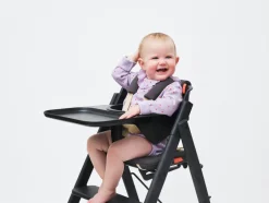 Hot Klapp Bøjle & Bakke - Charcoal Black Børn Tilbehør Til Højstole