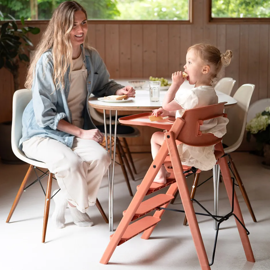 Discount Klapp Bøjle & Bakke - Terracotta Pink Børn Tilbehør Til Højstole