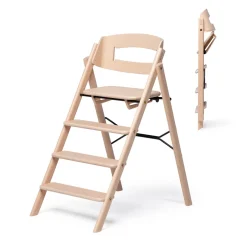 Best Klapp højstol foldbar - bøg natur Børn Højstole Uden Tilbehør