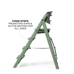 Sale Klapp højstol foldbar - Genbrugsplast, grøn Børn Højstole Uden Tilbehør