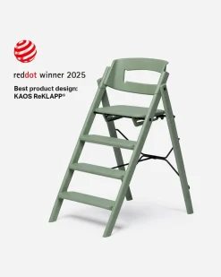 Sale Klapp højstol foldbar - Genbrugsplast, grøn Børn Højstole Uden Tilbehør