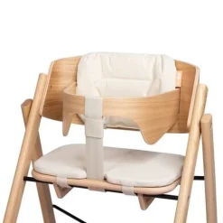 Clearance Klapp højstol foldbar eg inkl. pude - sort Børn Højstole Med Tilbehør