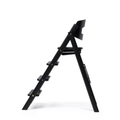 Clearance Klapp højstol foldbar eg inkl. pude - sort Børn Højstole Med Tilbehør