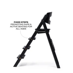 Clearance Klapp højstol foldbar eg inkl. bøjle - sand Børn Højstole Med Tilbehør