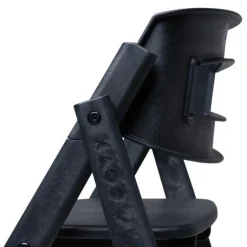 New Klapp højstol foldbar genbrugsplast inkl. bøjle og bakke - sort Børn Højstole Med Tilbehør