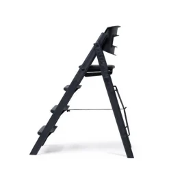 Clearance Klapp højstol foldbar genbrugsplast inkl. pude - sort Børn Højstole Med Tilbehør