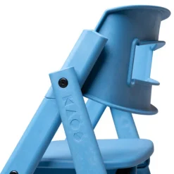 Clearance Klapp højstol foldbar genbrugsplast inkl. pude - blå Børn Højstole Med Tilbehør