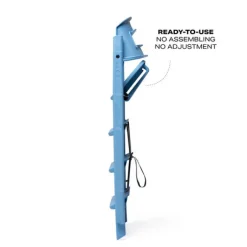 Clearance Klapp højstol foldbar genbrugsplast inkl. pude - blå Børn Højstole Med Tilbehør