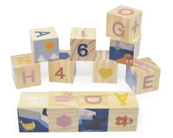 Klodser med Bogstaver - FSC® Træklodser
