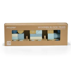 Discount klodstog blå Trælegetøj