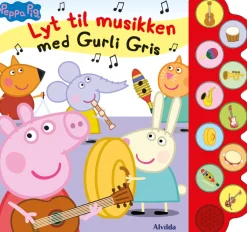 Sale 10-knaps lydbog -Lyt til musikken med Gurli Gris Bøger Med Lyd