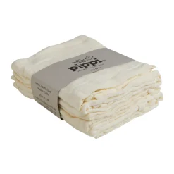 New Øko Stofbleer (4-pak) - Creme Børn Stofbleer & Klude|Stofbleer