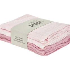 New Øko Stofbleer (4-pak) - Lyserød Børn Stofbleer & Klude|Stofbleer