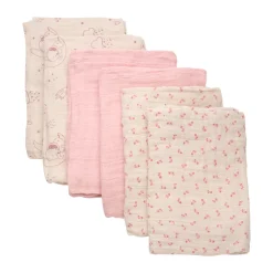 Outlet Øko. stofbleer (6-pak) - Sheer Bliss Børn Stofbleer & Klude|Stofbleer