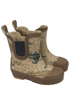 Hot Kort vinter Gummistøvle - AOP - Coriander Korte Termostøvler