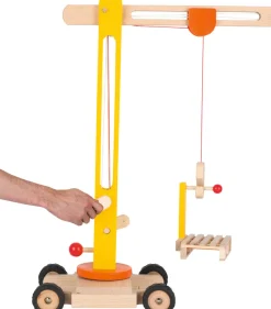 Best Kran i træ Legetøjsbiler