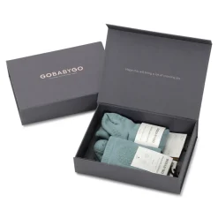 Clearance Kravle start pakke - Dusty blue Skridsikre Strømper|Strømpebukser