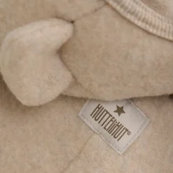 Clearance Køredragt Ører Uld Fleece - Camel Melange Ulddragter