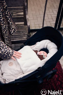 Kørepose - oat beige Køreposer