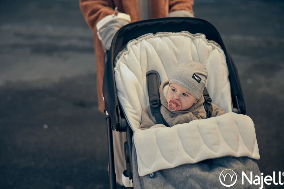 Clearance Kørepose - stormy grey Køreposer