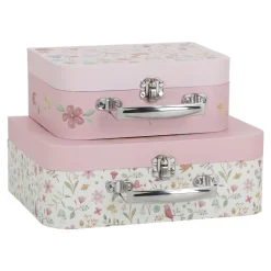 Sale Kuffertsæt Fairy Garden pink Rolleleg