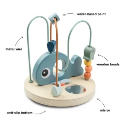New Kuglelabyrint Wally Blå Trælegetøj