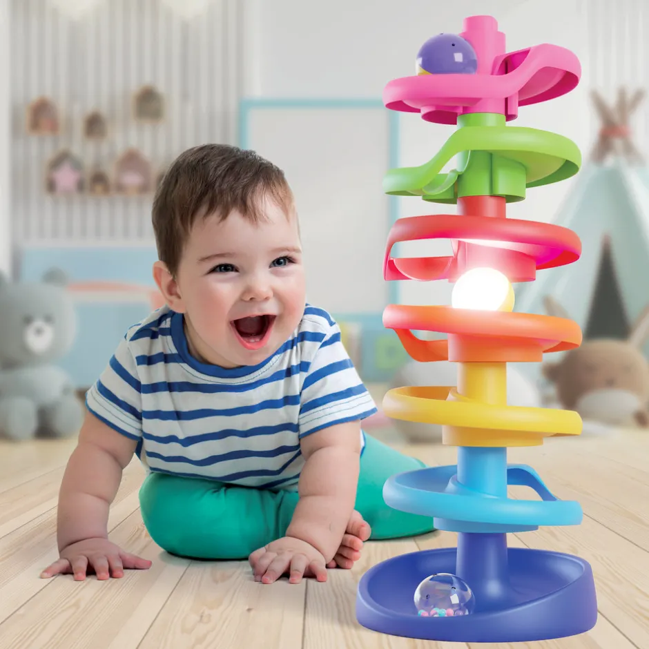 Hot Kugletårn med lysende bolde Kuglebaner