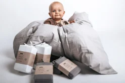 Sale Lagen til barnevogn 40x98 - grå Børn Lagner & Vådliggerlagner|Madrasser & Lagner Til Barnevogne