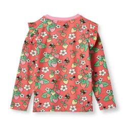 Hot Langærmet bluse med jordbær - 534 Bluser