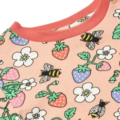 Clearance Langærmet bluse med jordbær - 536 Bluser