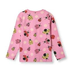 Hot Langærmet bluse med mariehøner - 539 Bluser