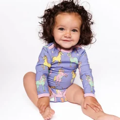 Best Langærmet body med enhjørninger - 623 Bodystocking Langærmet