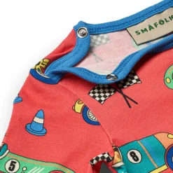 Best Langærmet heldragt med racer biler - 534 Heldragter U. Fod