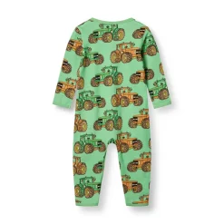 Clearance Langærmet heldragt med traktorer - 828 Heldragter U. Fod