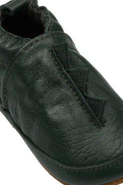 New Læder Slipper Dino - Darkesst sprouse Hjemmesko