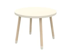 Sale Legebord, Dots, Ø60, Cream Børn Børneborde & Stole