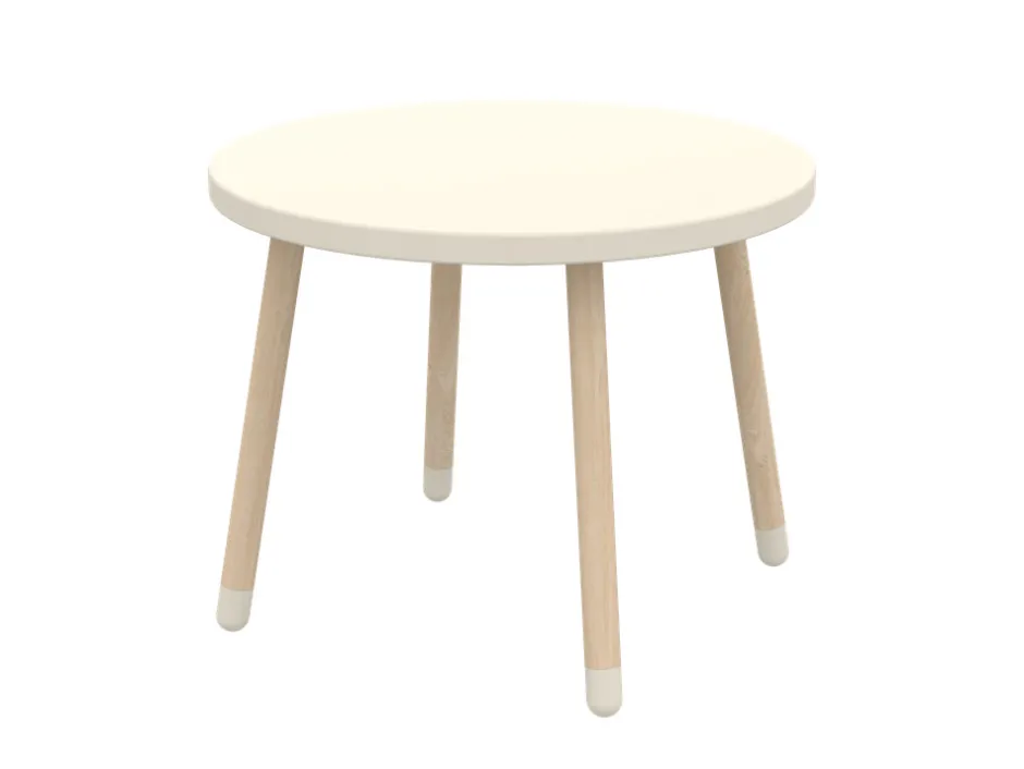 Sale Legebord, Dots, Ø60, Cream Børn Børneborde & Stole